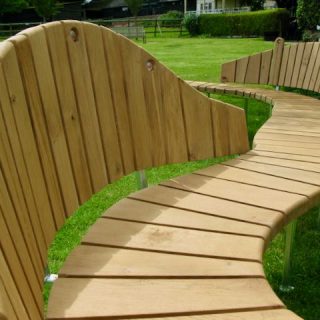 oak bench project