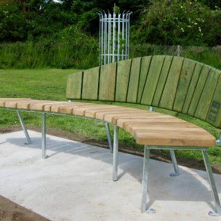 wellbeing bench oak